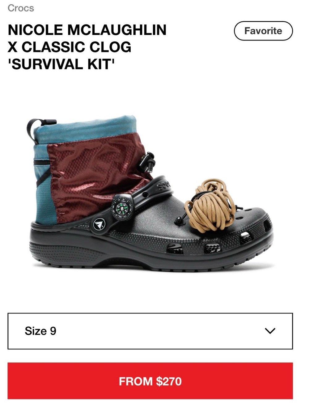 NICOLE MCLAUGHLIN X CLASSIC CLOG 'SURVIVAL KIT'